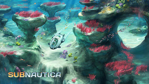 screenshot from subnautica game
