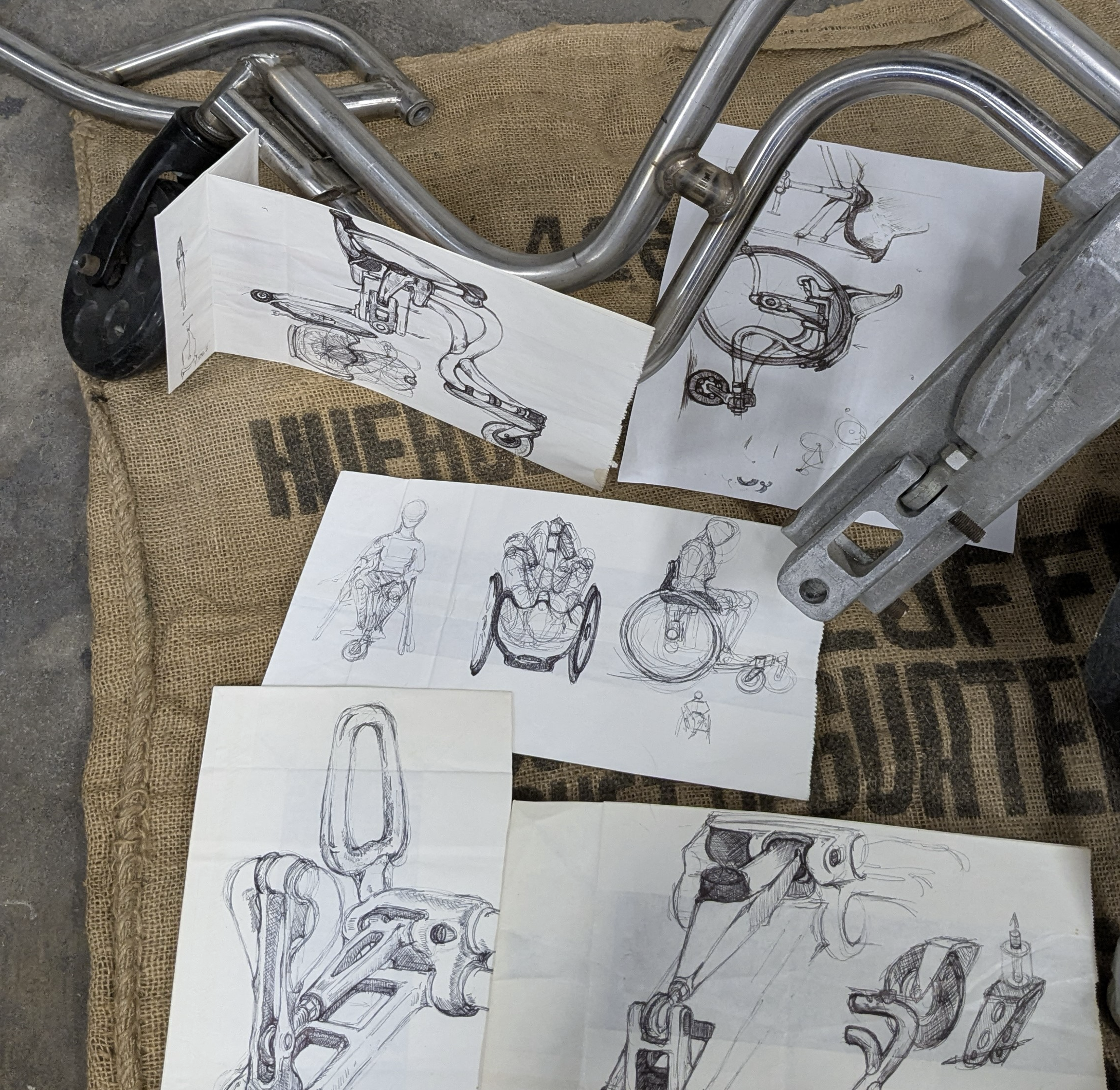 sketches and prototypes