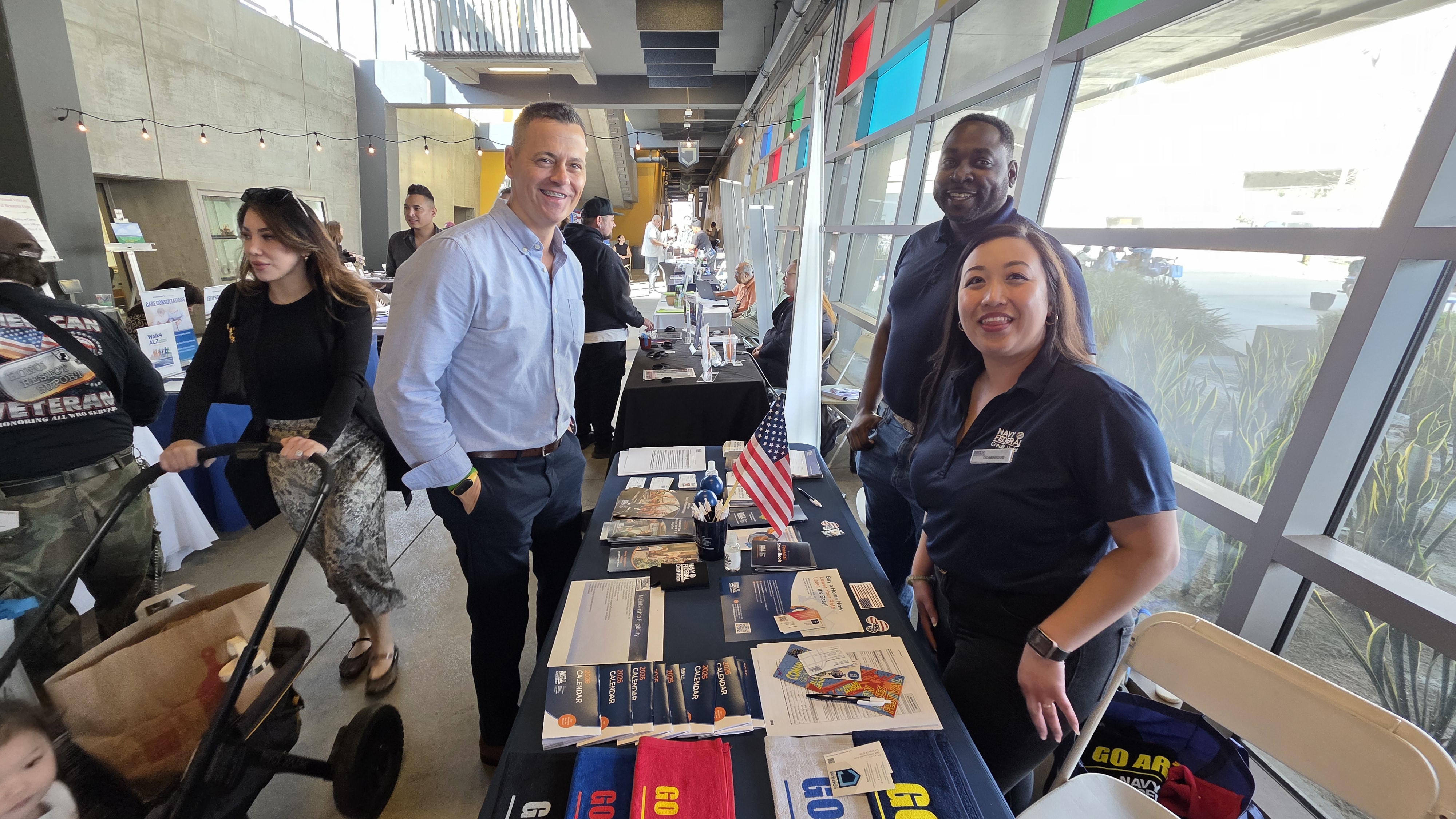 vendor tables at expo