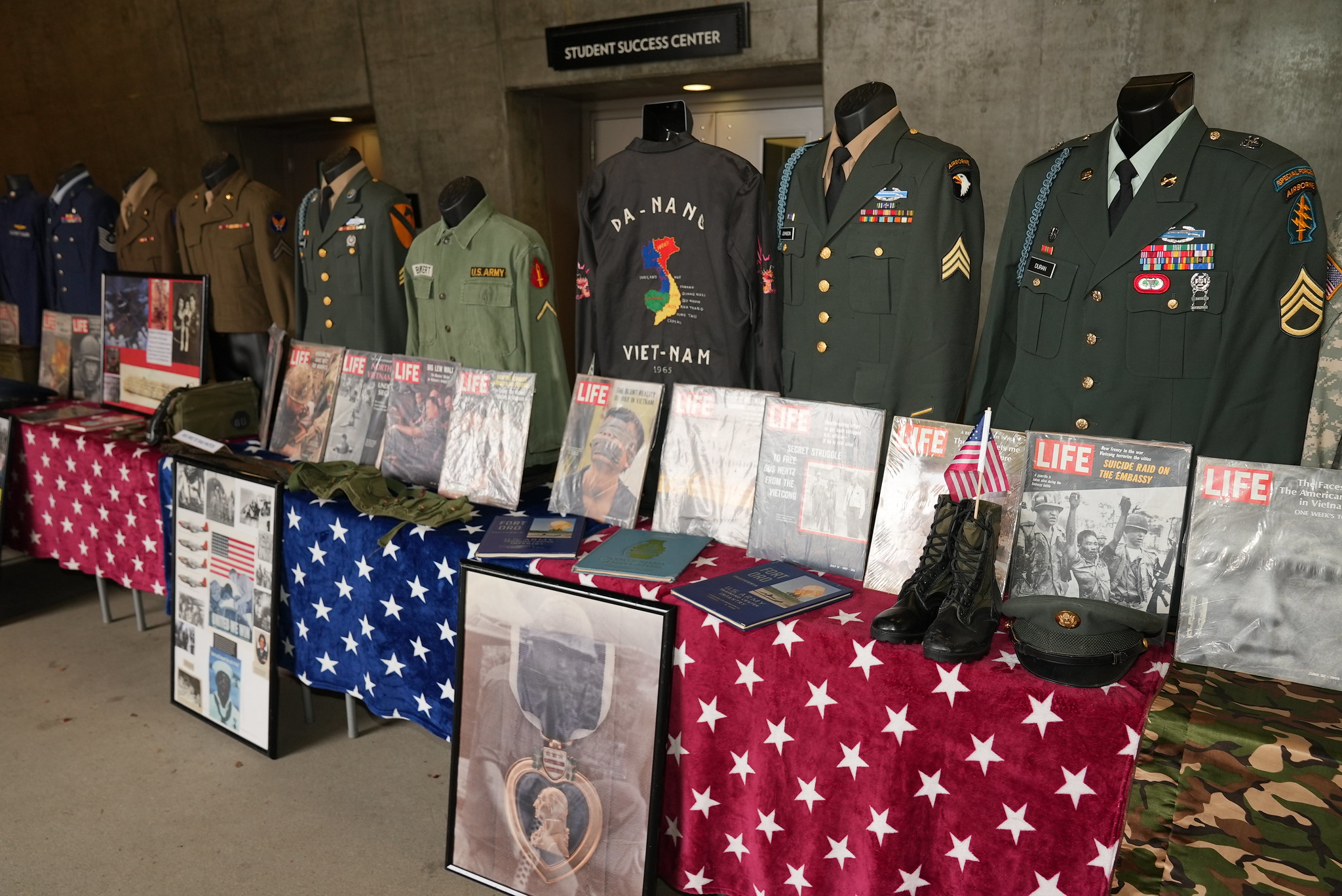 Military uniforms and regalia