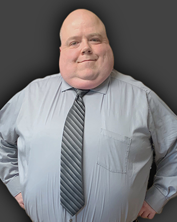 photo of brandon sweitzer on gray background