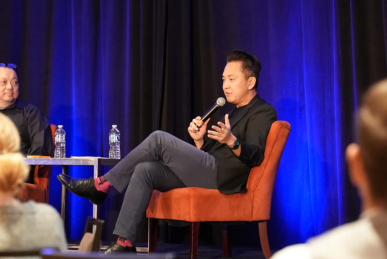 Viet Thanh Nguyen in a Q&A session